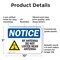 Signmission Rf Antenna Do Not Loiter Near Antenna, 10 in W x Rectangle, Plastic OS-2PACK-NS-P-710-L-18104 - alternate 6